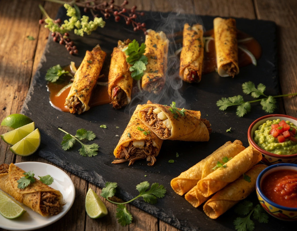 Beef Barbacoa Taquitos - 50/Case