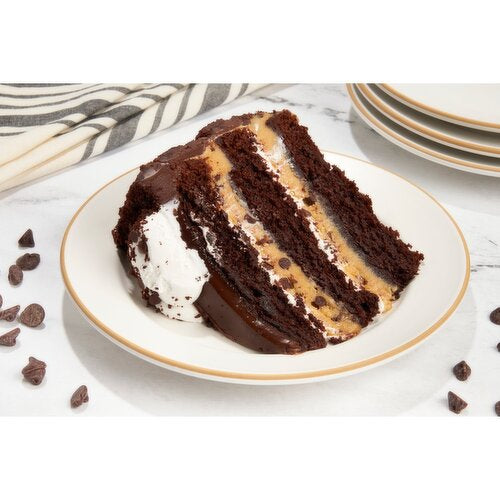 Marshmallow Chocolate Chip Cake, Sliced