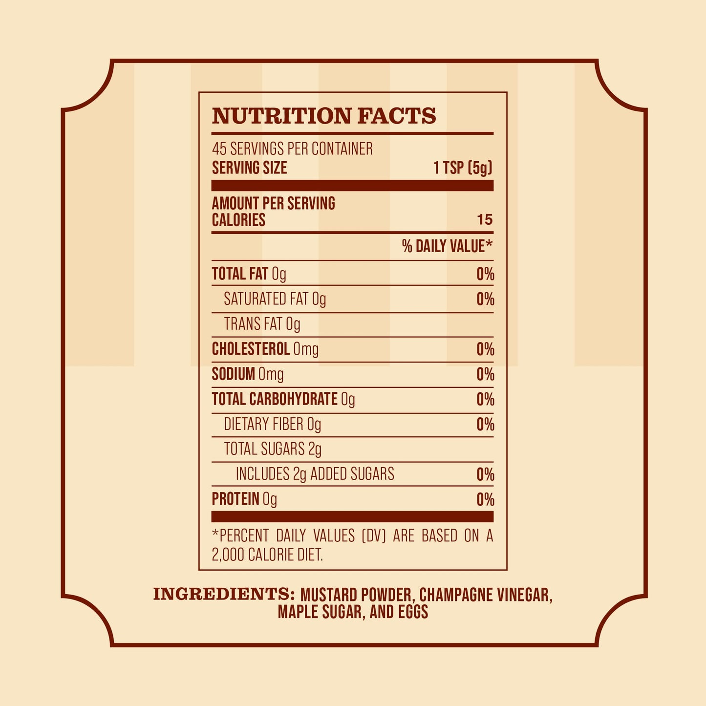 Frost Ridge Maple Farm, Champagne Maple Mustard