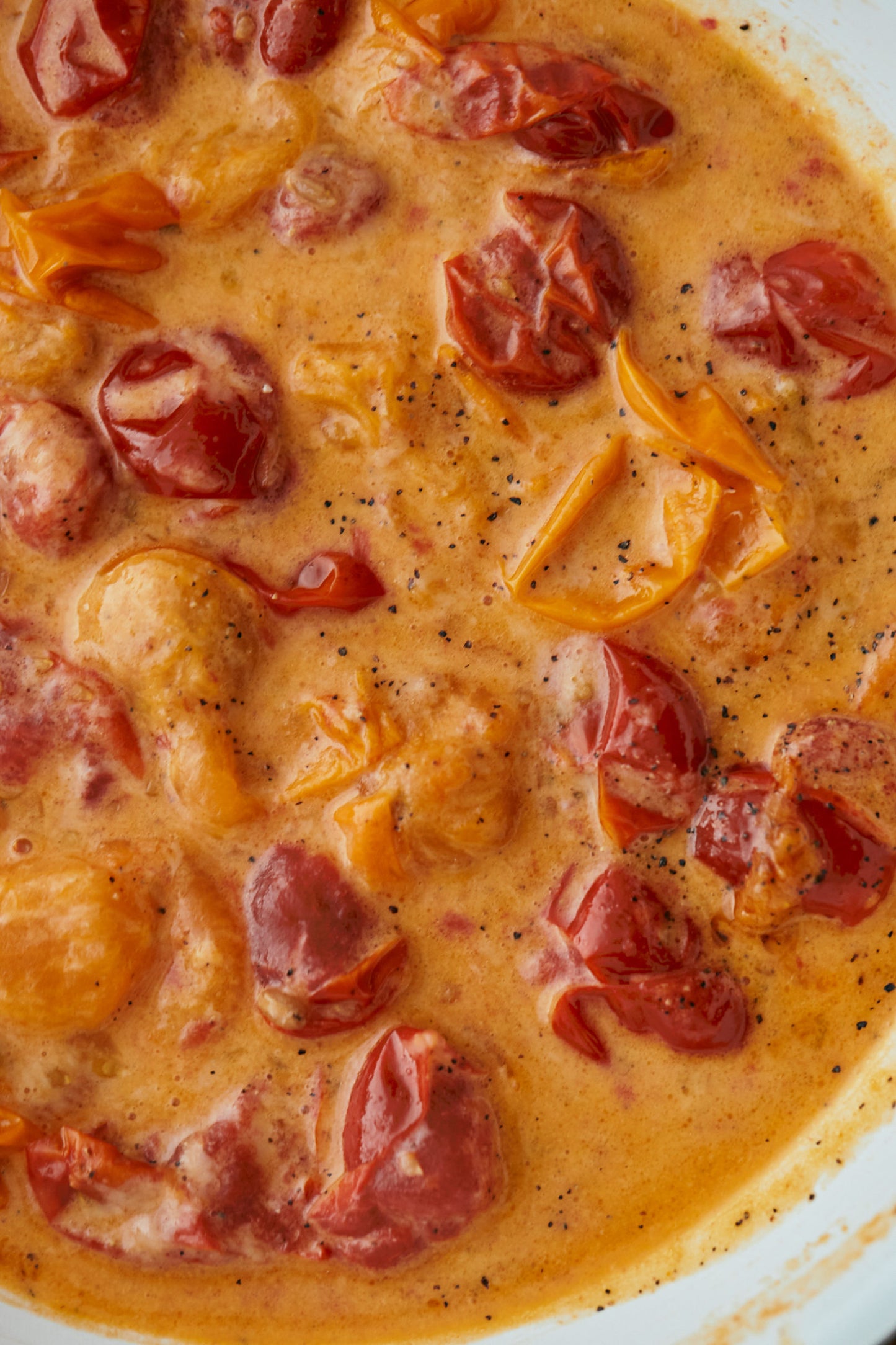 Creamy Champagne Tomato Cream Sauce, Small Batch