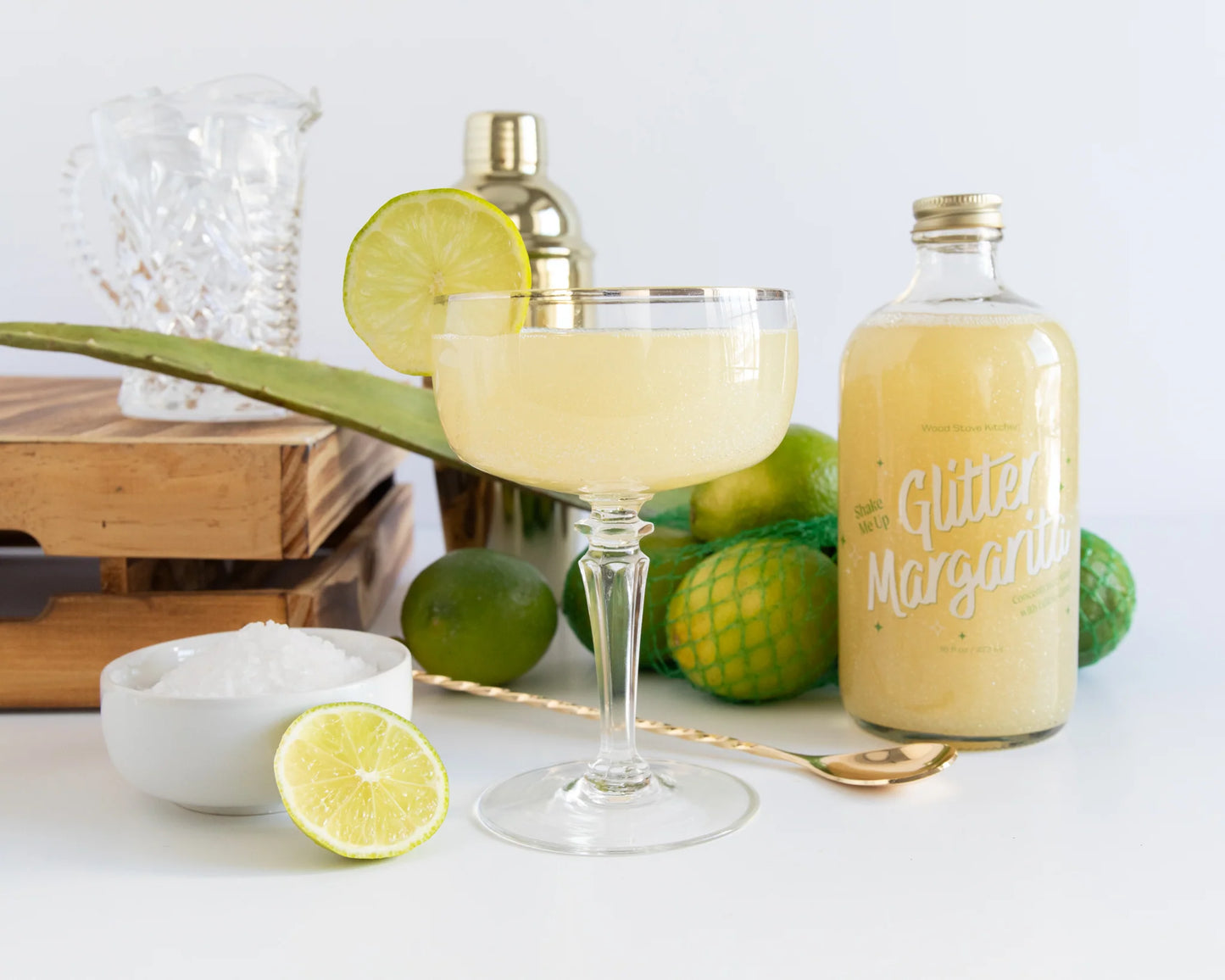 Glitter Margarita Cocktail & Mocktail Mixer, 16 fl oz