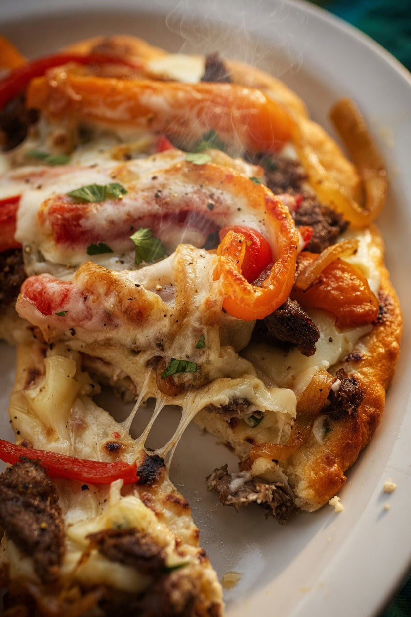 Philly Mignon Cheesesteak Flatbread