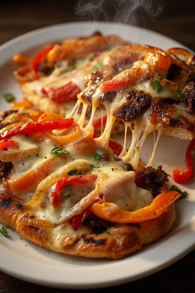 Philly Mignon Cheesesteak Flatbread