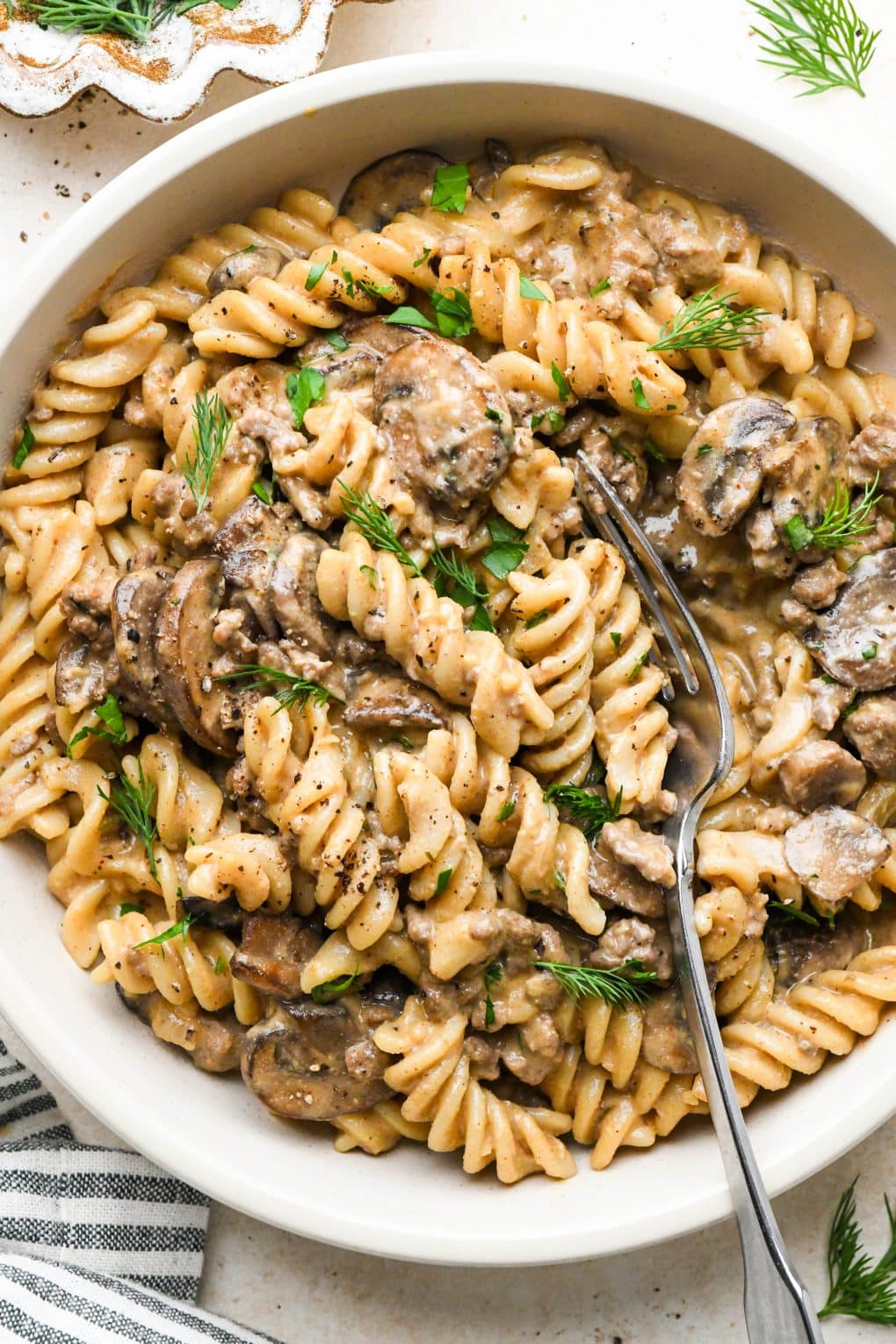 Savory Stroganoff Meal Kit w/Italian Herb Pasta