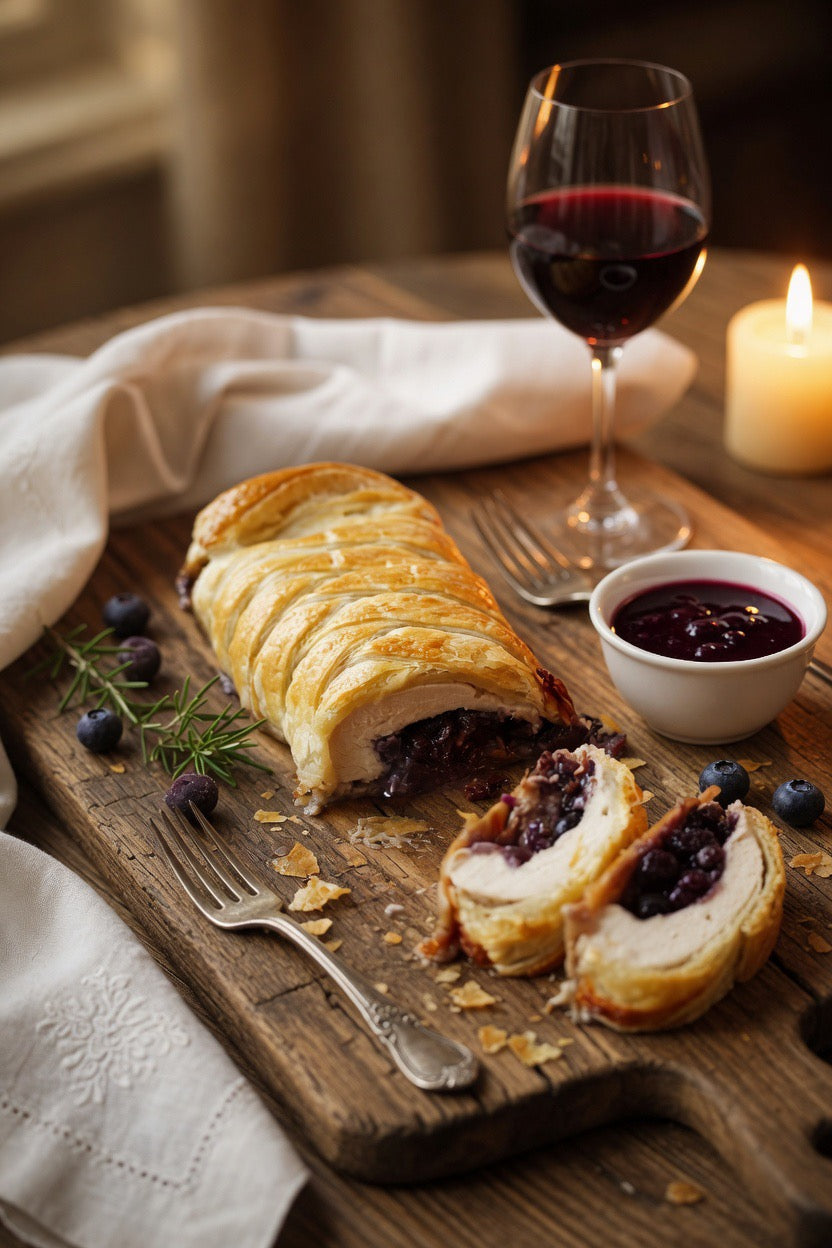 Blueberry Brie Bliss Turkey Wellington