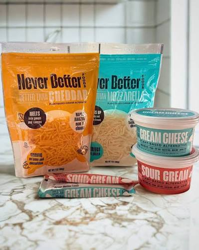 Never Better Plant-Based Cream Cheese – 8-Pack of 8 oz Tubs: Creamy Dreams Do Come True!