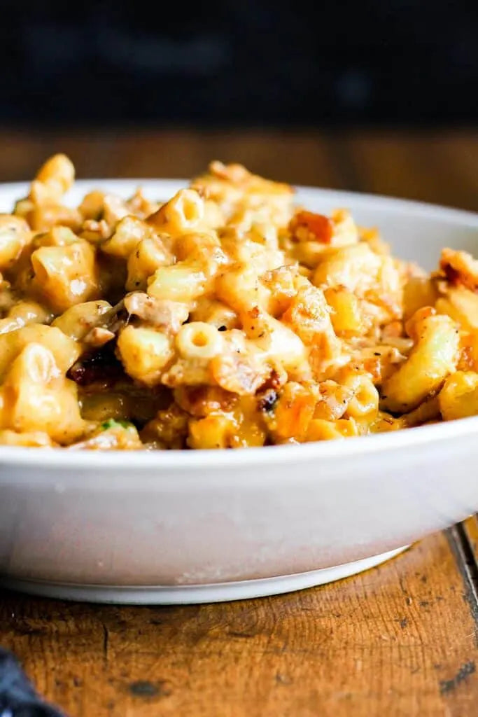 Smokin’ Brisket Mac Attack, Macaroni and Cheese