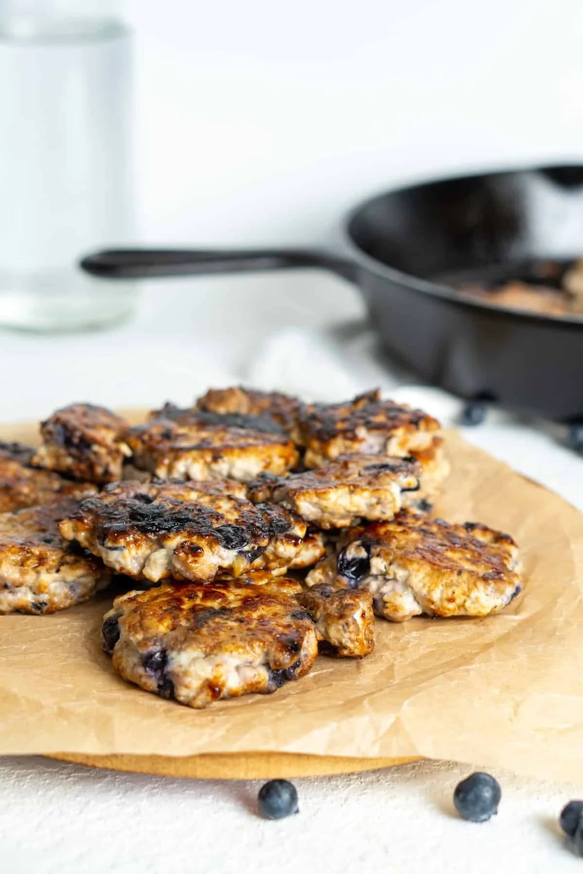Heritage Blueberry Maple Bacon Sausage or Sausage Patty