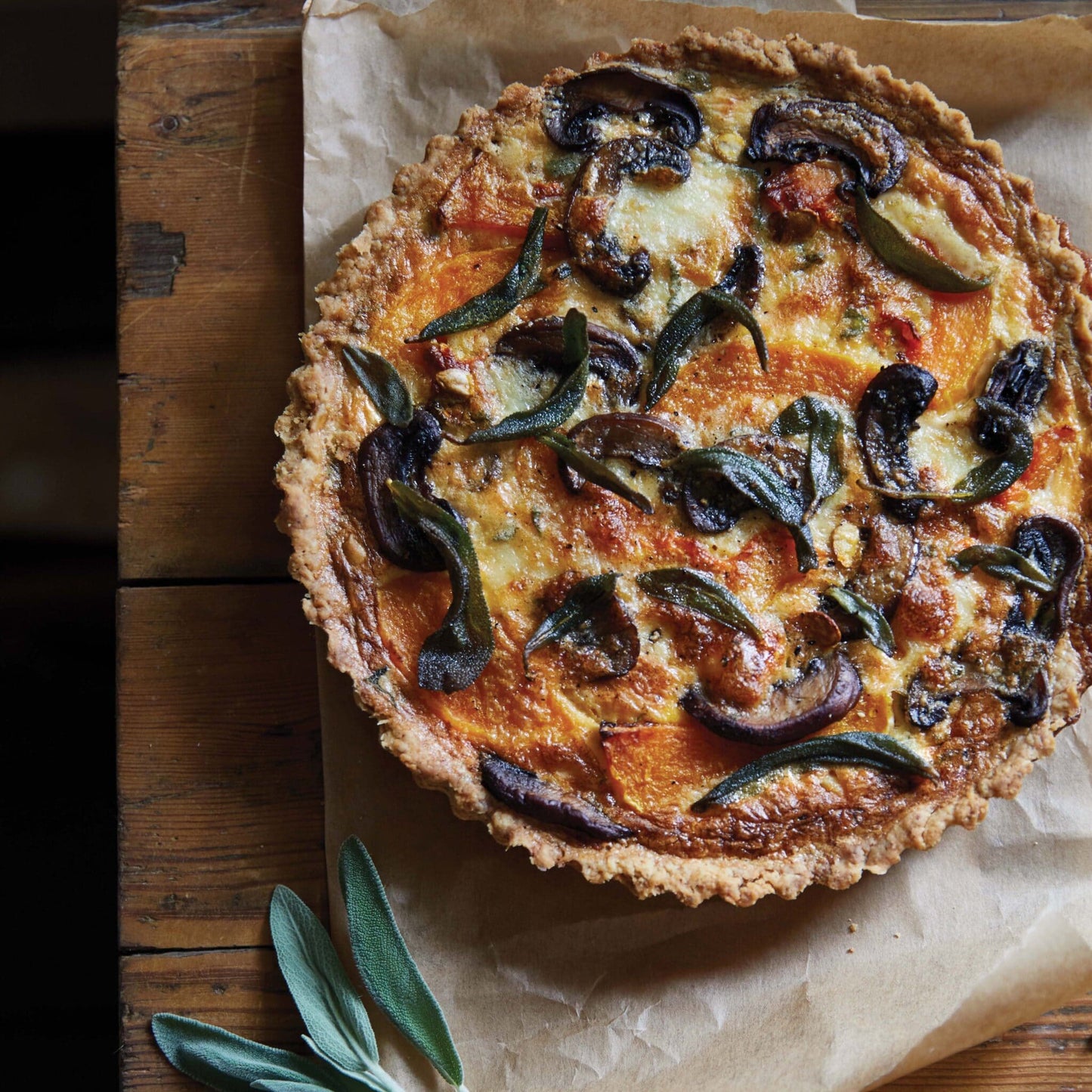 Wild Forest Mushroom & Sage Quiche