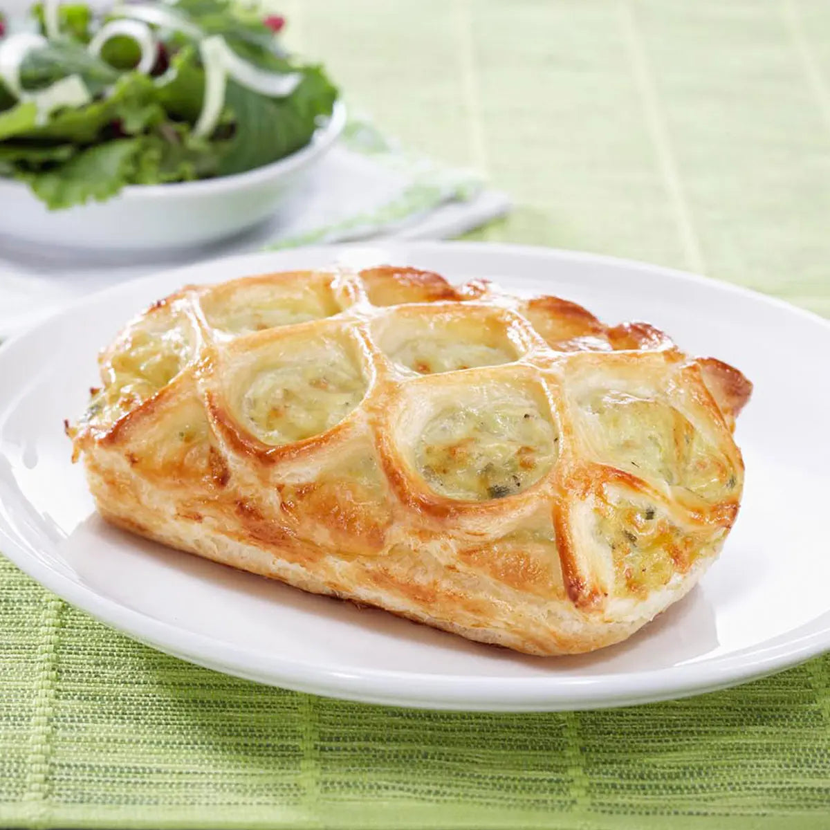 Flaky Buttery Leek & Provolone Parmesan Bombs