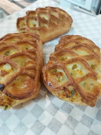 Flaky Buttery Leek & Provolone Parmesan Bombs