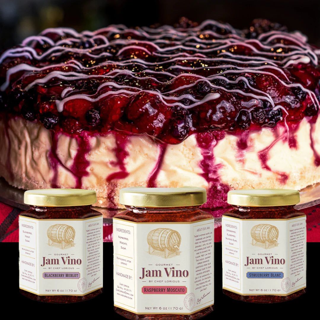 Jam Vino Gourmet Blackberry Merlot Wine-Infused Jam