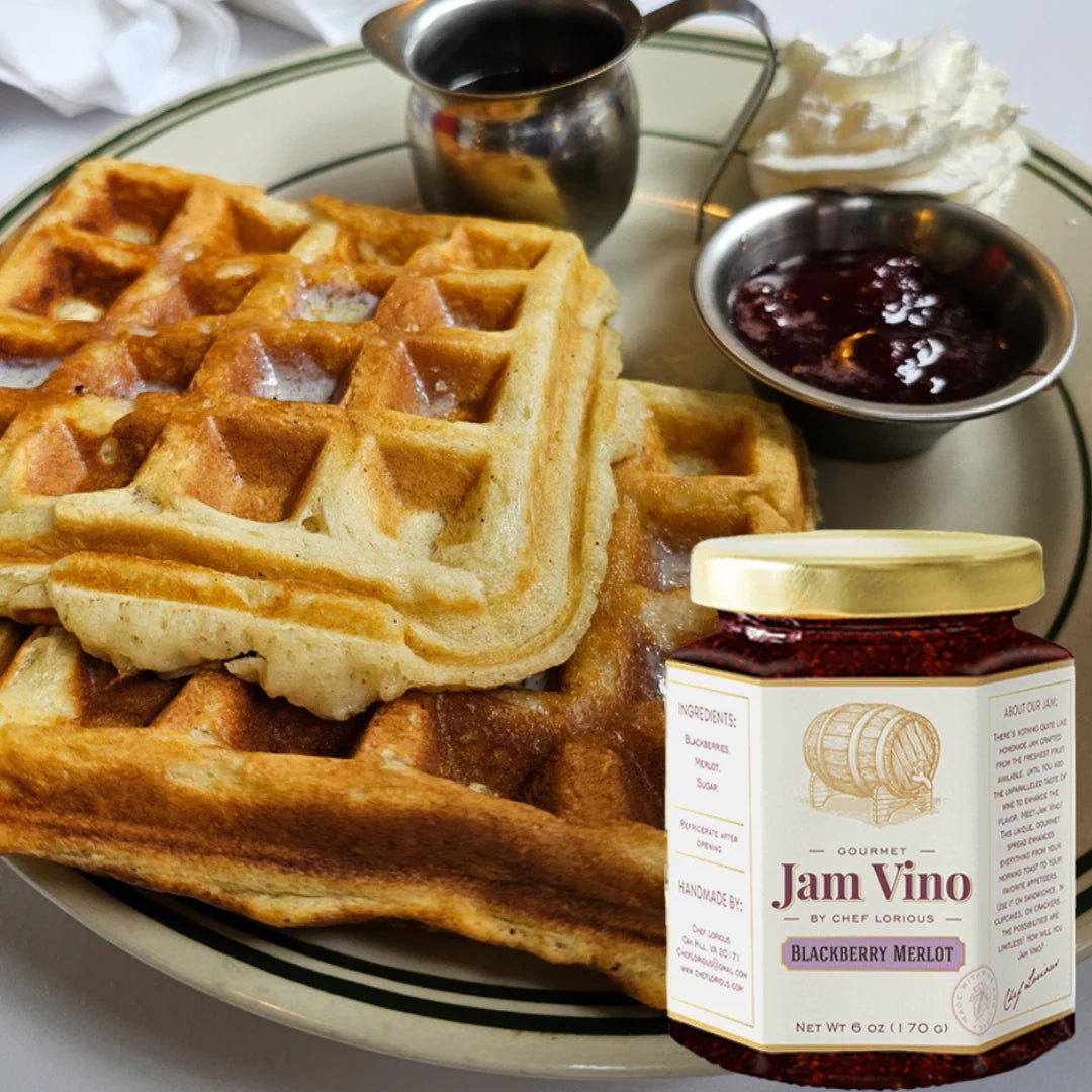 Jam Vino Gourmet Blackberry Merlot Wine-Infused Jam