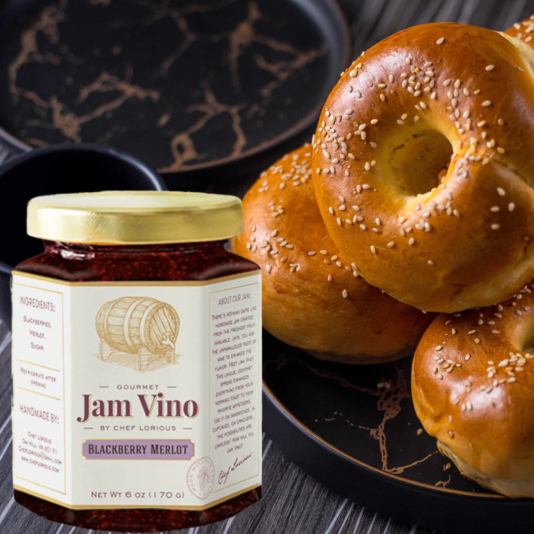 Jam Vino Gourmet Blackberry Merlot Wine-Infused Jam