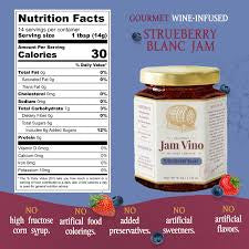 Jam Vino Gourmet Strueberry Blanc Wine-Infused Jam! 🍓