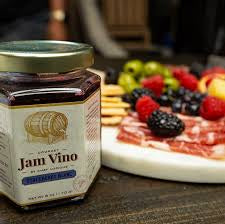Jam Vino Gourmet Strueberry Blanc Wine-Infused Jam! 🍓
