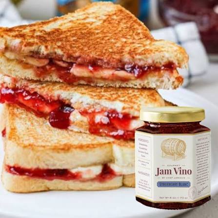 Jam Vino Gourmet Strueberry Blanc Wine-Infused Jam! 🍓