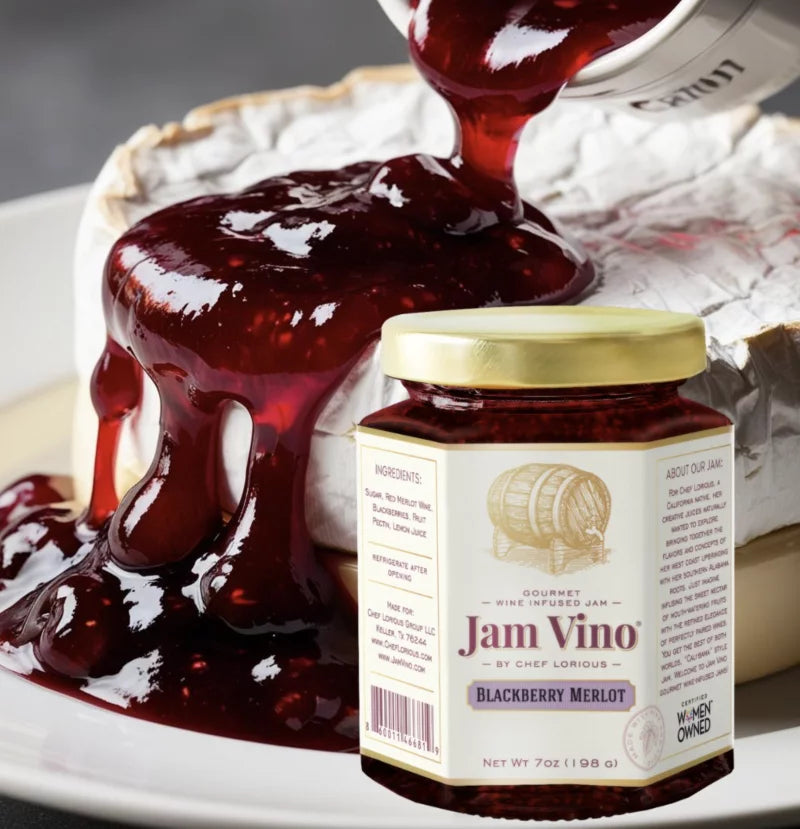 Jam Vino Gourmet Wine-Infused Jams Vino Deluxe Gift Set