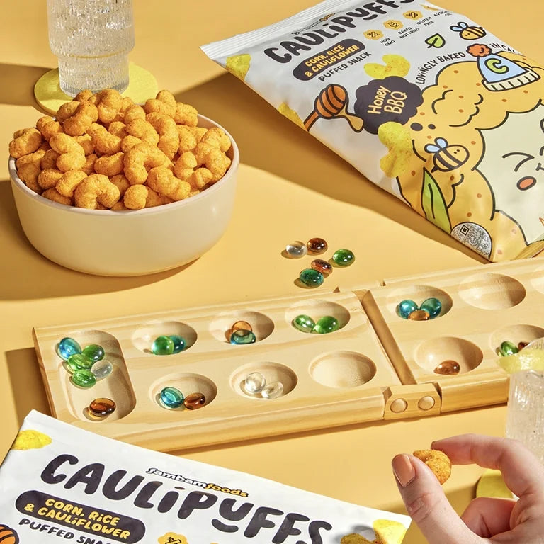 CauliPuffs - Corn, Rice, and Cauliflower Gluten Free Puffed Snacks, Variety Pack