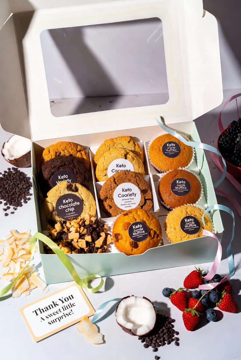 Keto Cookies & Jumbo Muffins Variety Gift Box