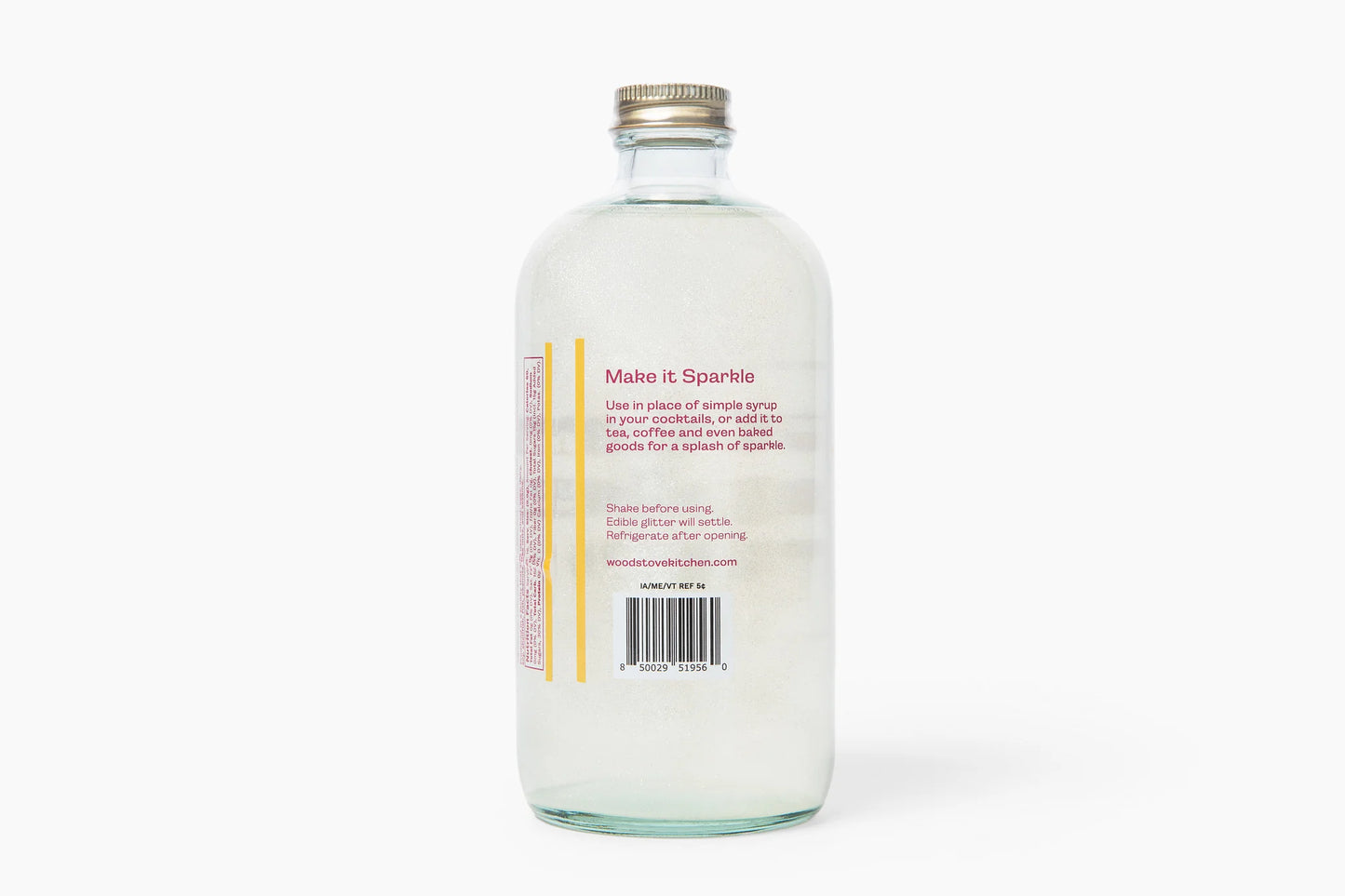 Glitter Simple Syrup for Cocktail, Mocktails, Coffee, Tea & More, 16 fl oz