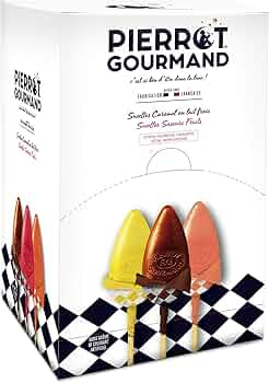 Pierrot Gourmand Assorted Natural Fruit Lollipops