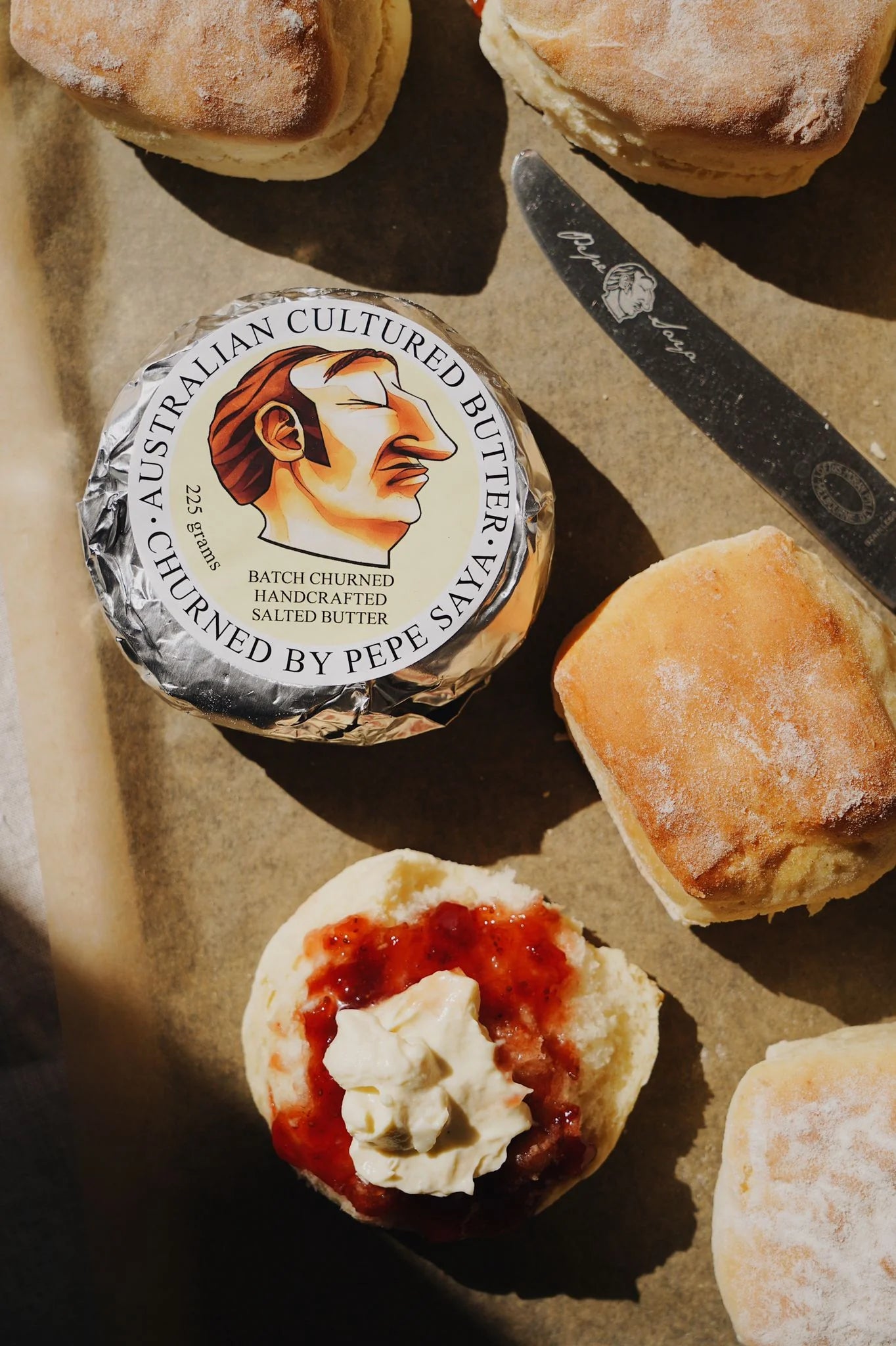 Pepe Saya Australian Unsalted Cultured Butter – 7 oz