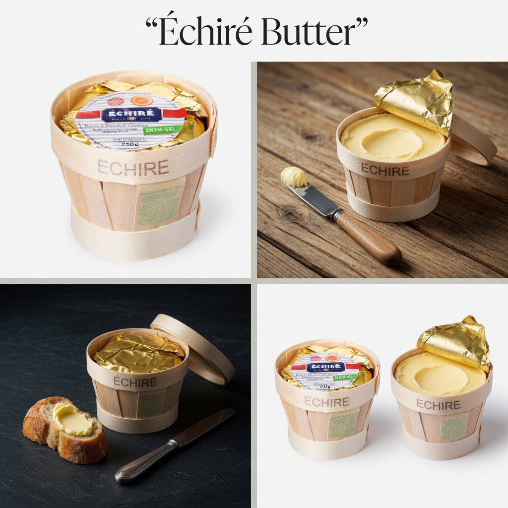 Échiré French AOC Salted Butter Basket – 8.8 oz