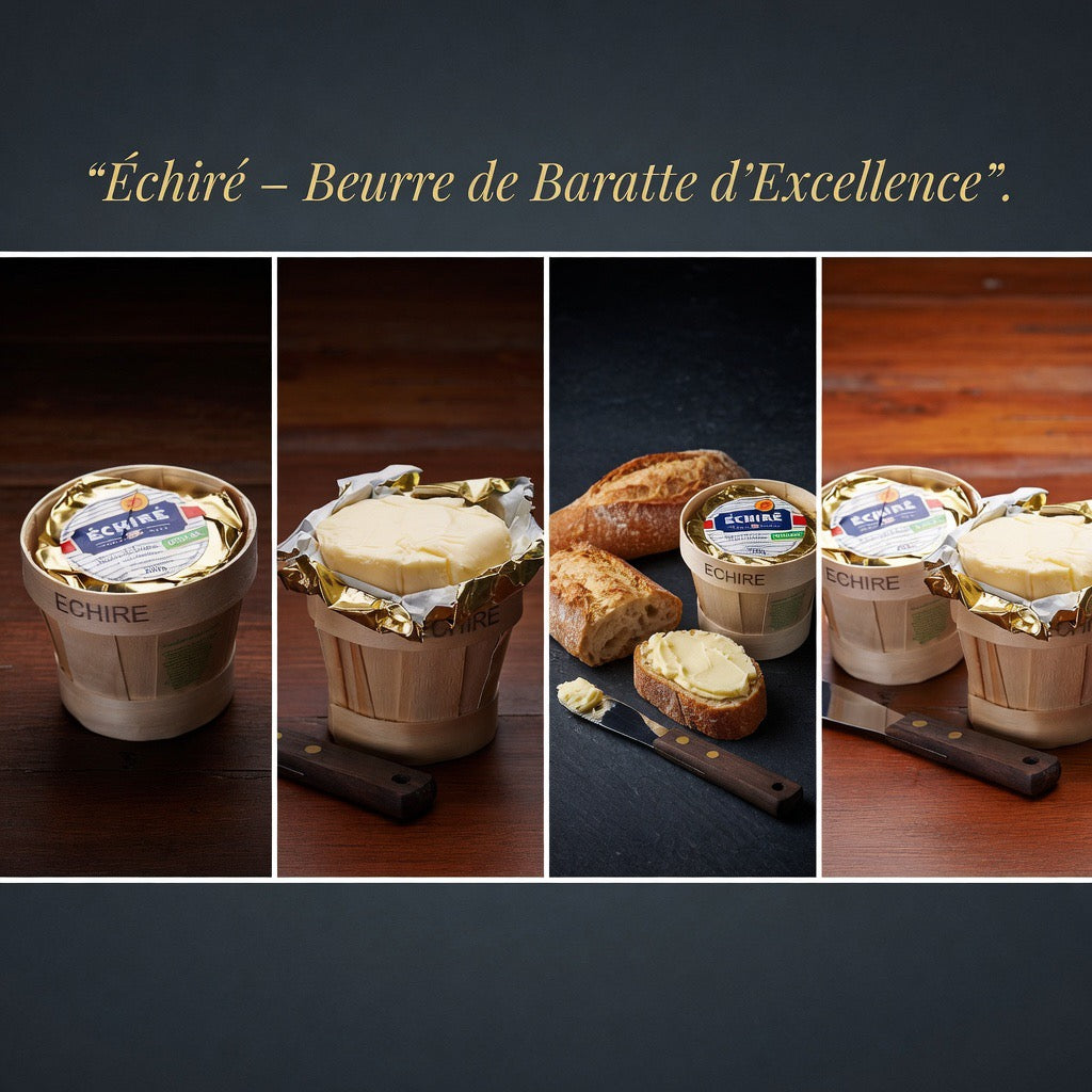 Échiré French AOC Salted Butter Basket – 8.8 oz