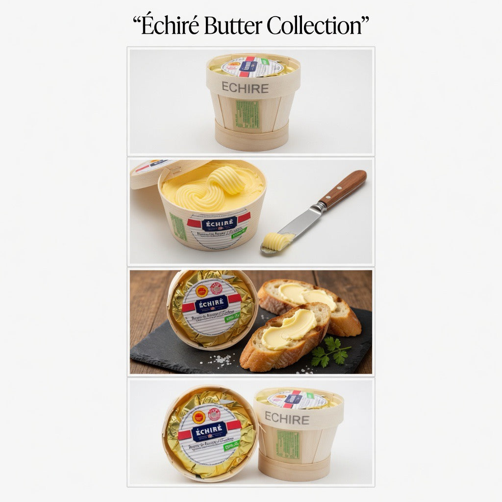 Échiré French AOC Salted Butter Basket – 8.8 oz