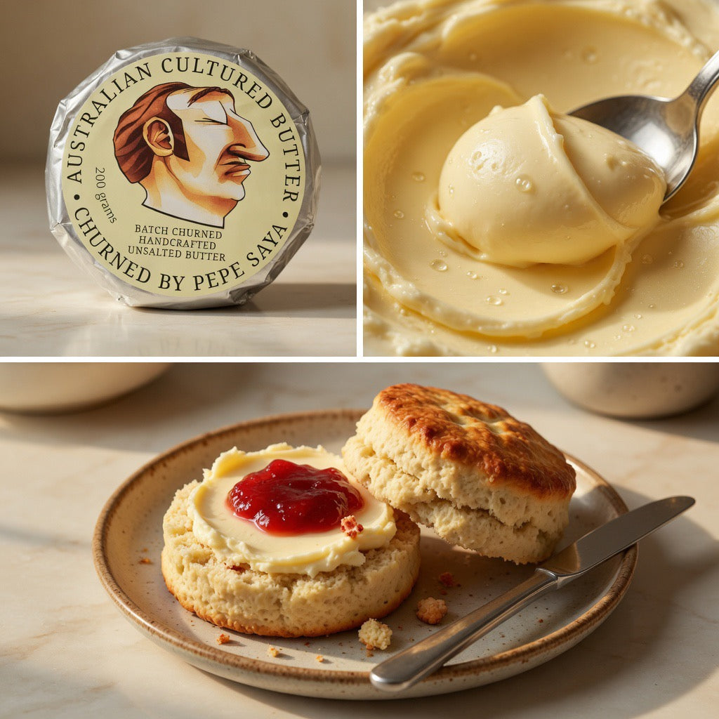 Pepe Saya Australian Unsalted Cultured Butter – 7 oz