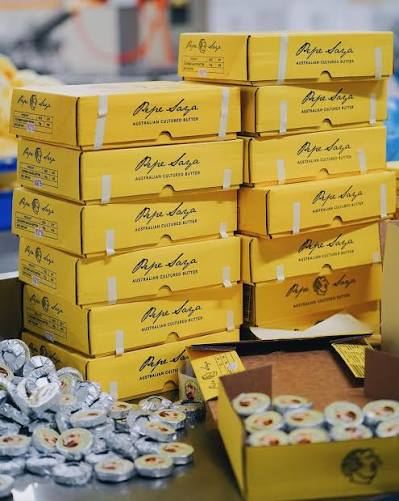 Pepe Saya Australian Salted Cultured Butter – 0.5 oz Portions, 100/Case
