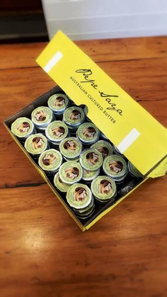 Pepe Saya Australian Salted Cultured Butter – 0.5 oz Portions, 100/Case
