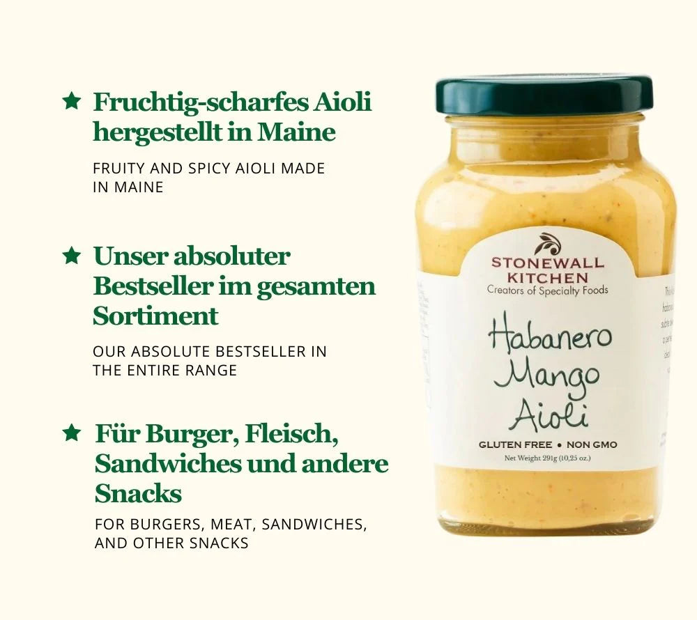 Habanero Mango Aioli - Stonewall Kitchen