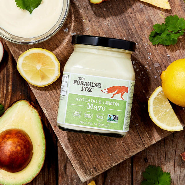 Foraging Fox Avocado & Lemon Keto Mayonnaise – 9.2 oz