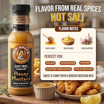 Mr. Spice Organic Thai Peanut & Honey Mustard Sauce Duo – 2 × 13.5 oz