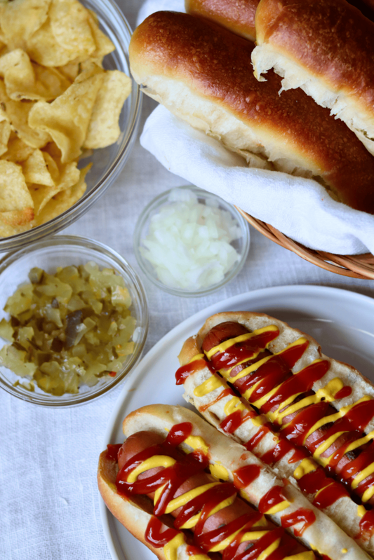 Organic 100% Sprouted Sourdough Hot Dog Buns