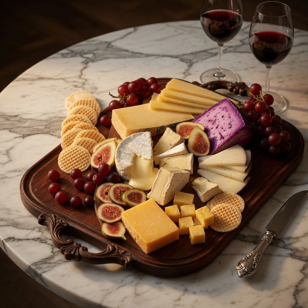 An Exquisite European Cheese Collection