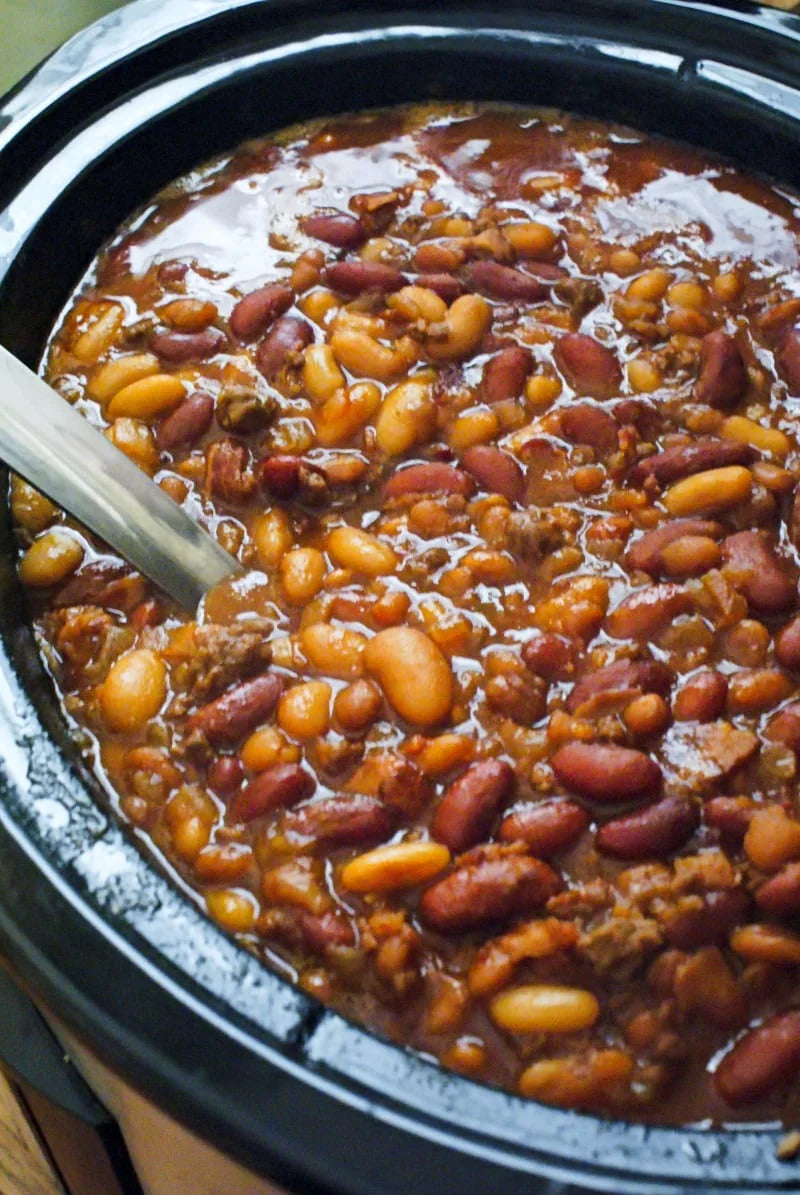 Crock Pot Cowboy Beans - per lb. (Meat or Meatless)