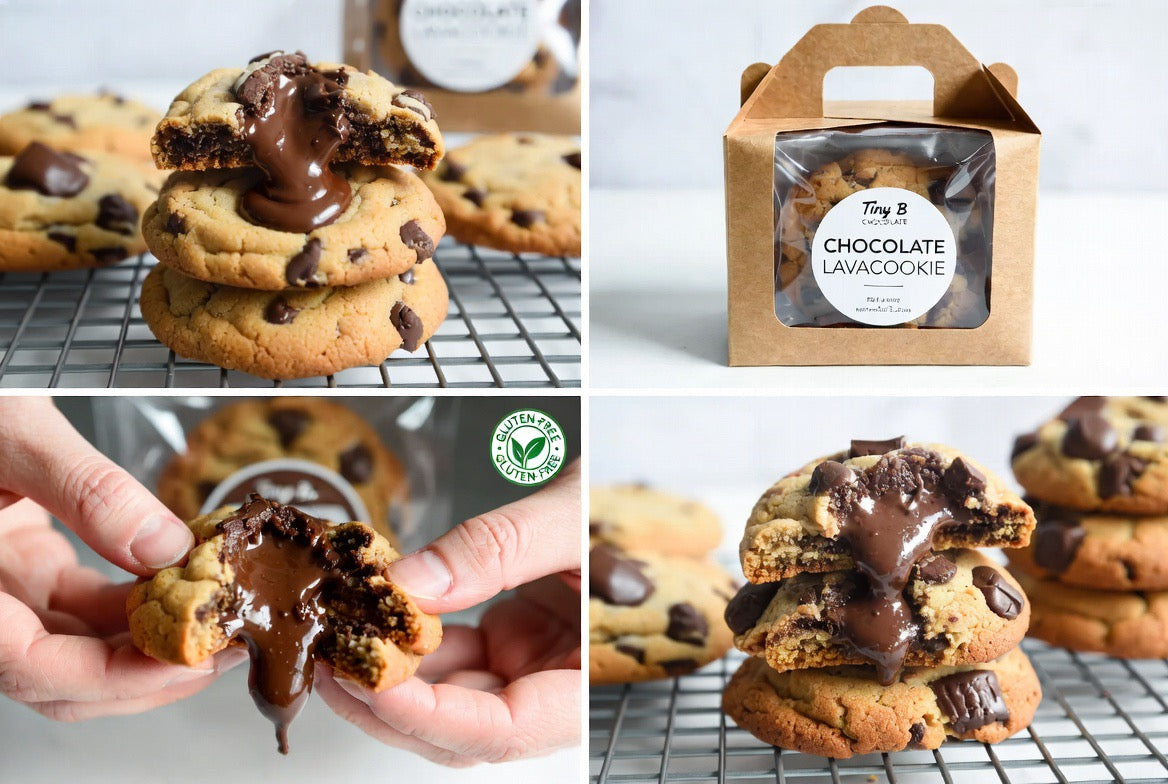 Chocolate Brigadeiro Lava Cookie, Gluten Free, 3.5”