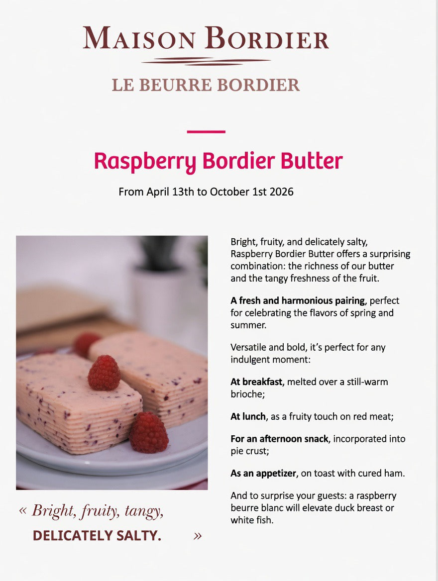 Bordier Seasonal Raspberry Butter – 4.4 oz