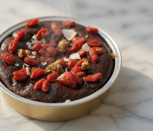 Goji Berry Brownie, Gluten-Free & Vegan