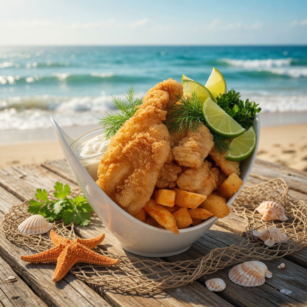 Dipped & Dusted Breaded Grouper Tenders, 2 lb - 6/Case