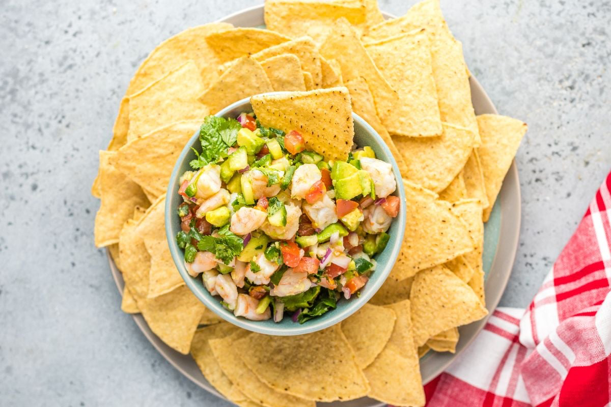 Zesty Gulf Shrimp Ceviche – Handmade Fresh, 1 lb or 5 lb
