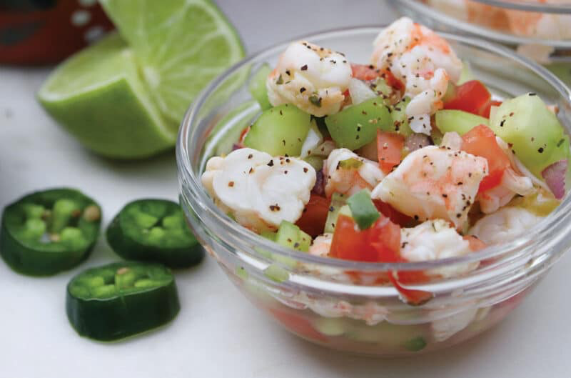 Zesty Gulf Shrimp Ceviche – Handmade Fresh, 1 lb or 5 lb