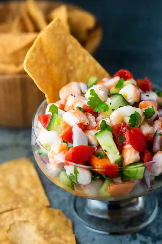 Zesty Gulf Shrimp Ceviche – Handmade Fresh, 1 lb or 5 lb
