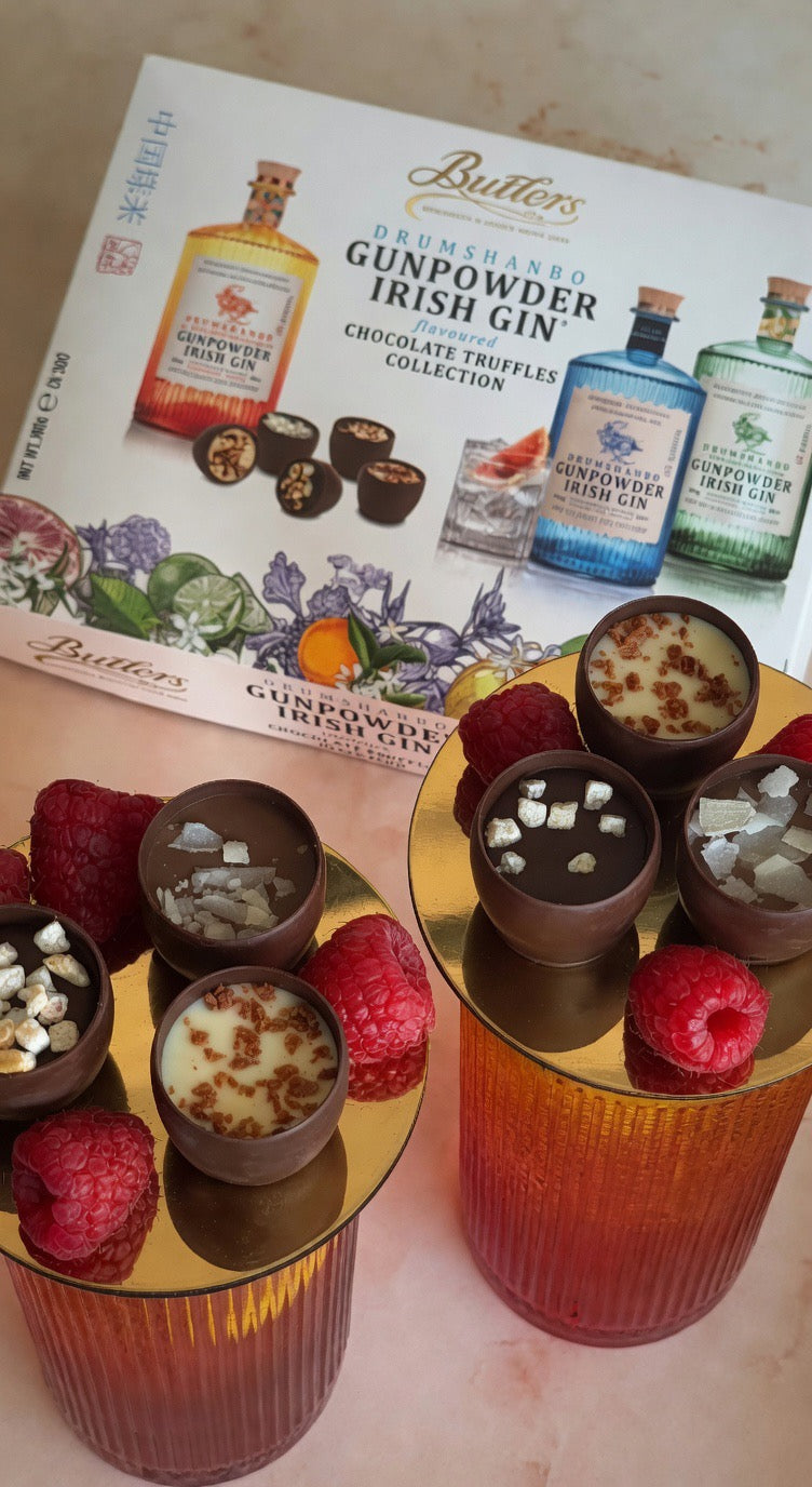 Butlers Drumshanbo Gunpowder Irish Gin® Chocolate Collection, Imported from Ireland