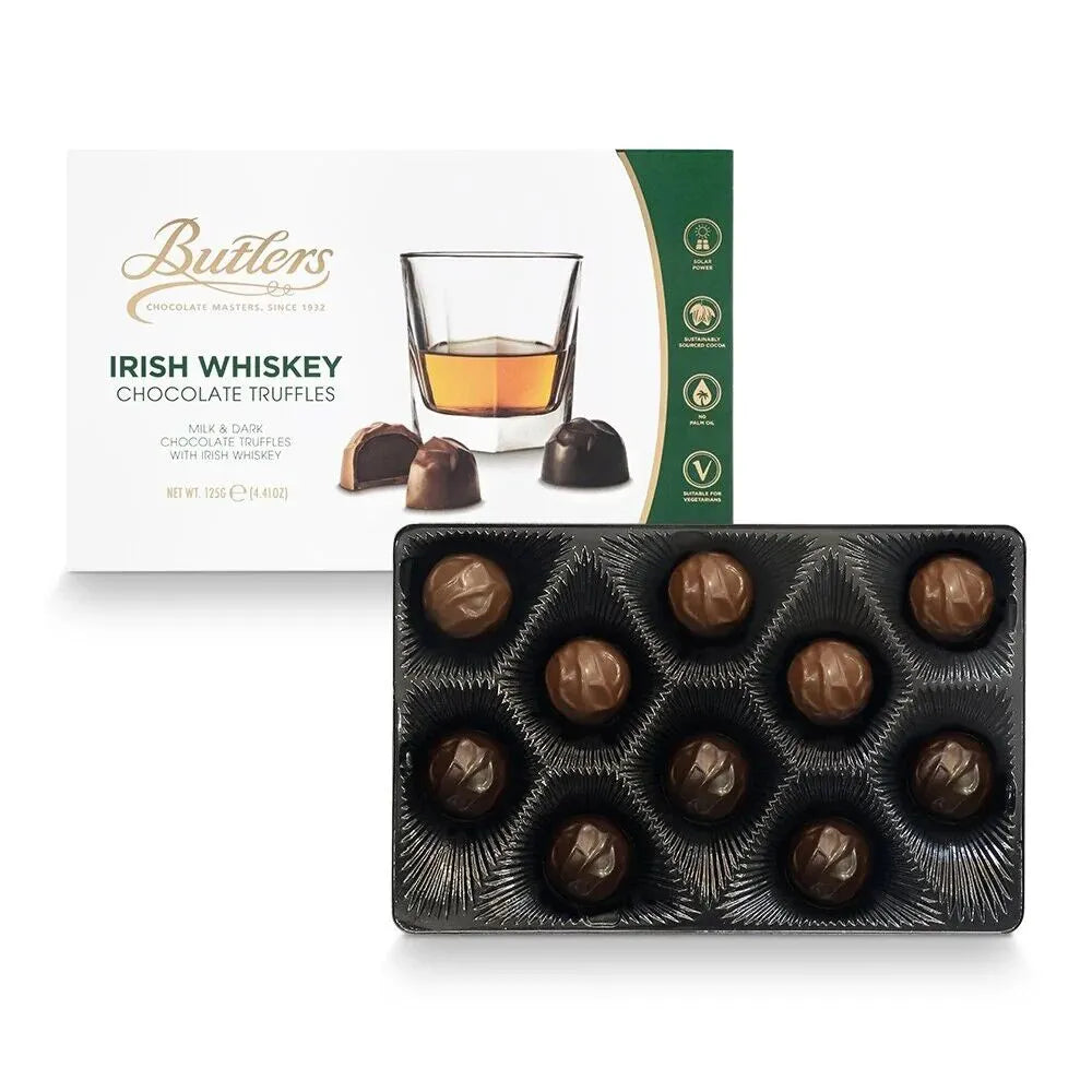 Butlers Irish Whiskey Chocolate Truffles, Imported from Ireland