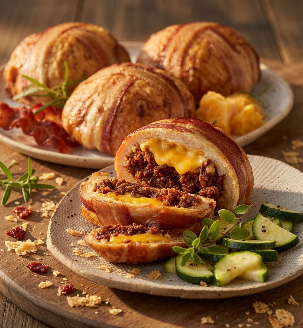 Barbecue Brisket & Cheddar Cheese-Stuffed Mesquite Chicken Breasts, 12 oz - includes 4