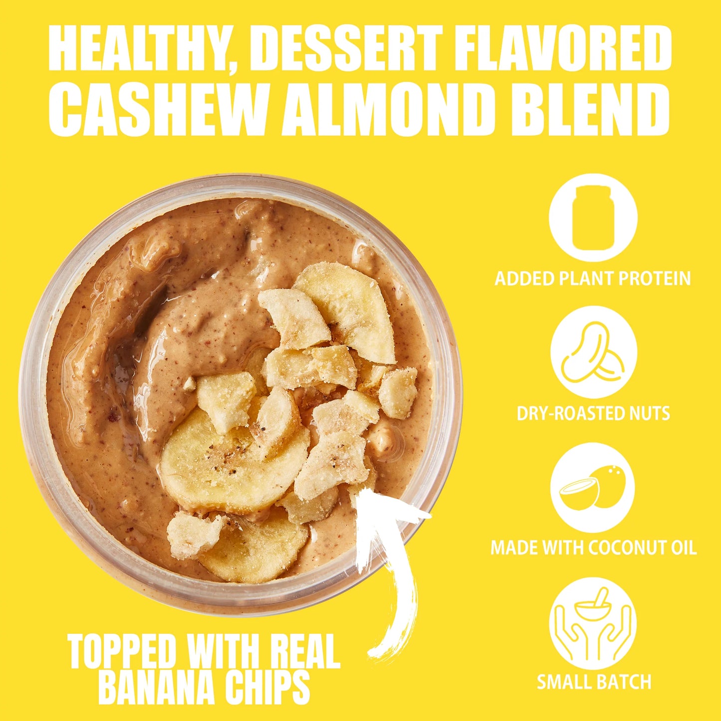 Fit Butters Banana Maple French Toast Cashew Almond Butter — Vegan, Gluten-Free